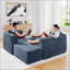 Canapé modulaire Cloud avec méridienne en L, canapé modulaire, rembourré pour le salon et la chambre à coucher, aucun assemblage requis-1964599347