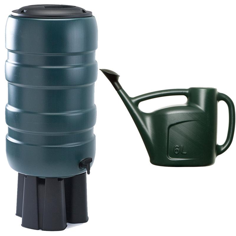 Whitefurze Weather Resistant Plastic Rain Barrel, 41.21
