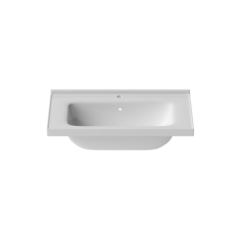 Comptoir de meuble-lavabo rectangulaire 32 po