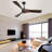 52 Inch Ceiling Fan Without Light, 3 Abs Blades Outdoor Ceiling Fan 6-Speed Reversible Dc Motor For Living Room, Bedroom-480822434-480822460