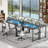 Iancarlo Metal Base Computer Desk with Power Outlet-131708475-131708472