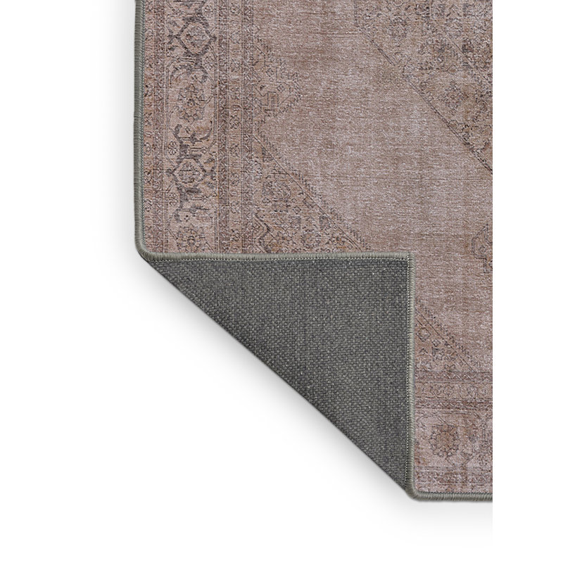 Tapis oriental gris Riffle, Tapis de couloir 2 pi x 5 pi