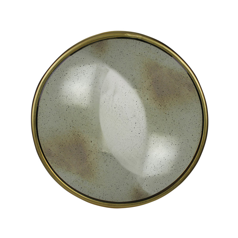 Convex Mirror, Brass - Sm