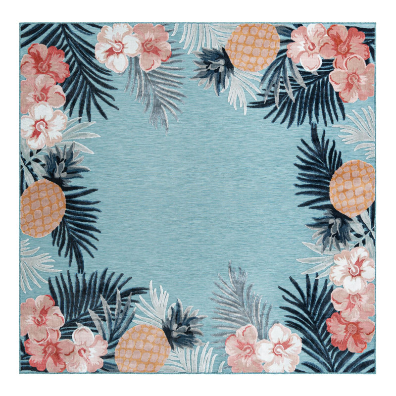 Firman Flora Wygant Indoor/Outdoor Area Rug, Square 8'2"