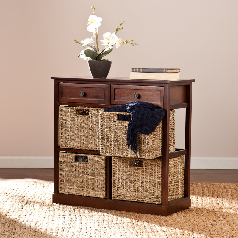 Commode de rangement 2 tiroirs Analiese