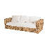6-Seater Garden Lounge Synthetic Rattan