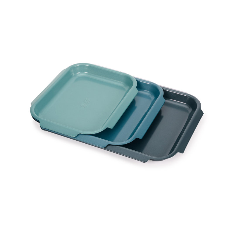 Joseph Joseph Nest Bake 3-piece Non-stick Baking Tray Set With Easy Pull Handles