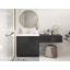 Meuble-lavabo autoportant 36 po avec lavabo en acrylique et tiroir noir 36 po Monterey-488498528-492681851-490662294