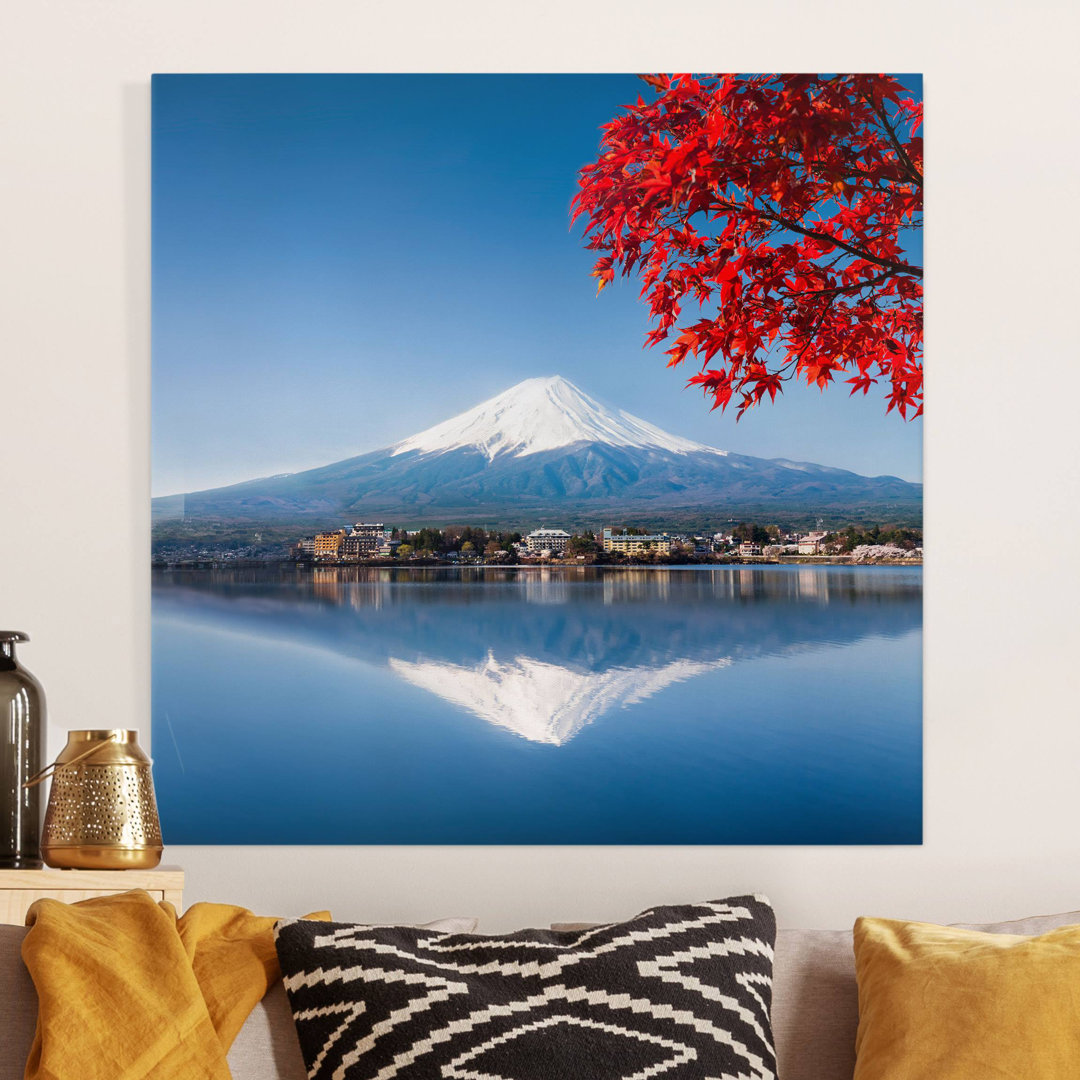 Leinwandbild Mount Fuji in Autumn