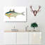 Rottlerian Mackerel Fish by George Shaw - Wrapped Canvas-55330822