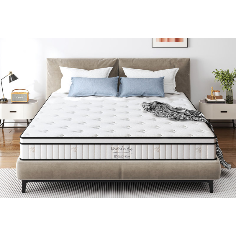 Matelas moyen en mousse viscoélastique 10 ", Lit double