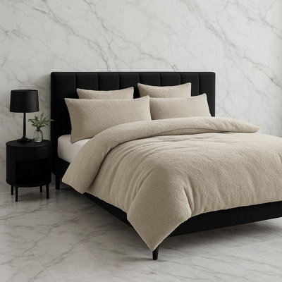 No Pattern Duvet Cover Set with Pillowcases