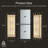 3 - Light 24" Modern Rectangle Flush Mounted Sconce Alabaster Bathroom Vanity Lights-2054161807