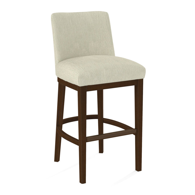 Upholstered Stool, 61689-88, Pecan