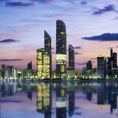 " Abu Dhabi At Sunset "