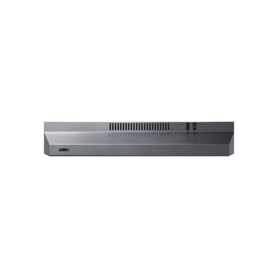 Summit Appliance Stainless Steel 220 CFM Convertible Under Cabinet Range Hood