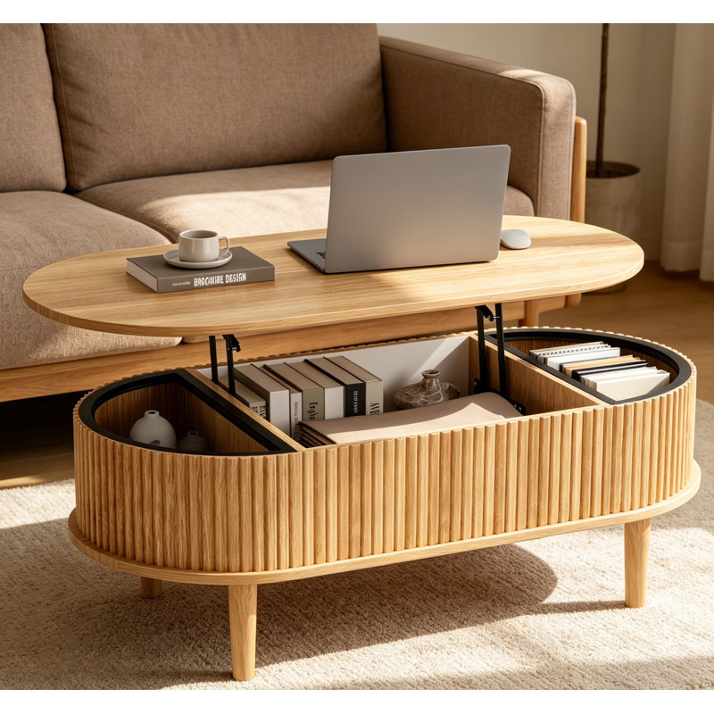  Table basse cylindrique 39 po