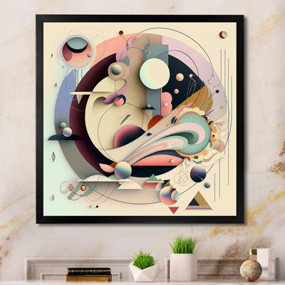 Pastel Art déco I - Impression sur toile