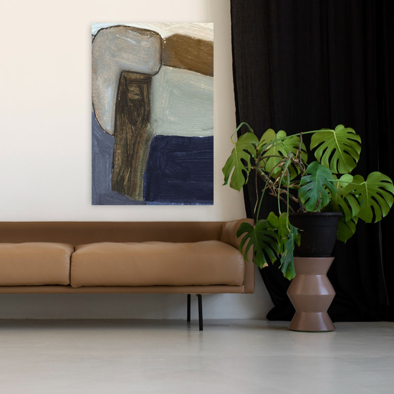Art contemporain contemporain abstrait, H 48 po x l 32 po