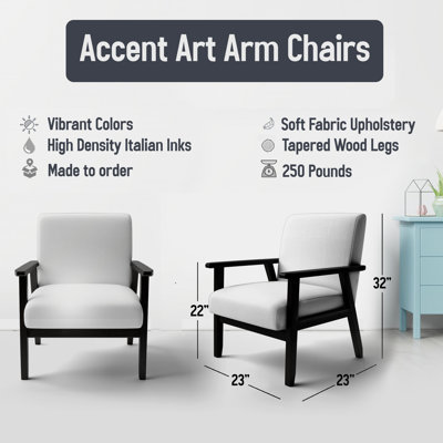 Earthy Flora - Fauteuil d'appoint rembourré bohémien et éclectique