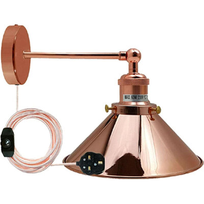 Plug-in Armed Sconce