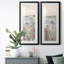 Cadre photo, ensemble de peintures sur papier