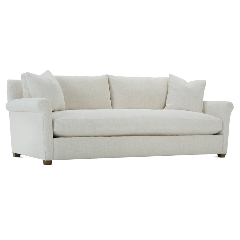 Freya Sofa, 36" H x 98" W x 39" D, Polyester Blend - White