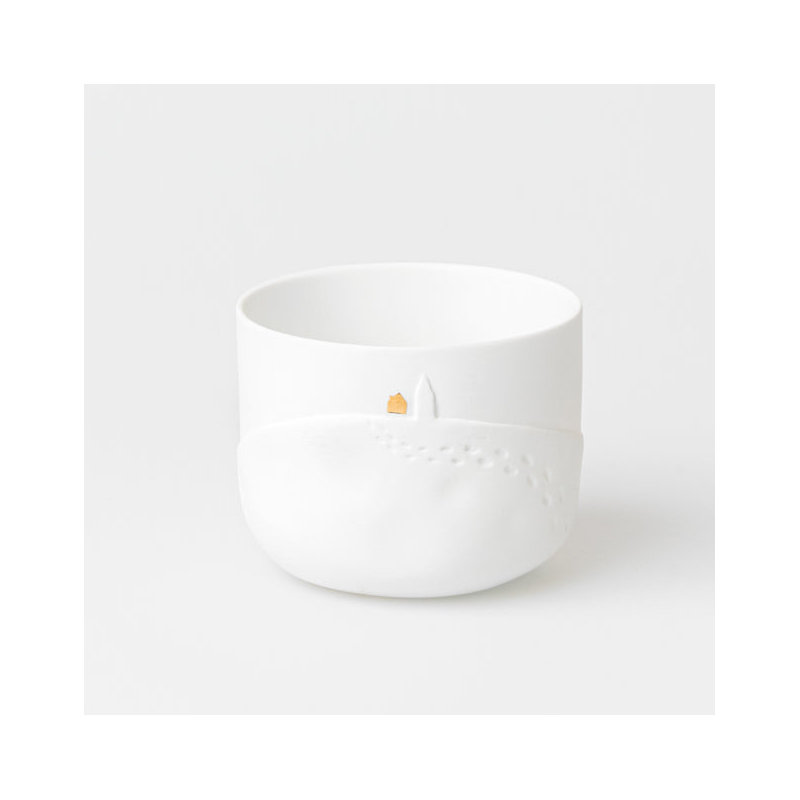 Photophore en porcelaine Snowy Day