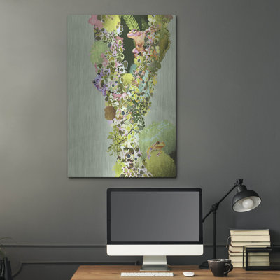  «Lichen» par Thatgrubgirl, art mural en métal, 24 po x 36 po