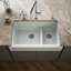 Whitehaven® 36" L x 22" W Double Basin Farmhouse/Apron Kitchen Sink-10397079
