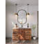 Lavabo de salle de bain ovale encastré en porcelaine vitreuse avec trop-plein DeerValley Symmetry 18 "X 15"-94564419