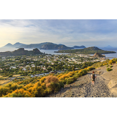 Footpath on Vulcano Island by Flavio Vallenari