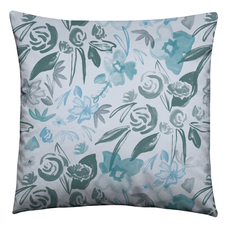 Adella Floral Square Cushion