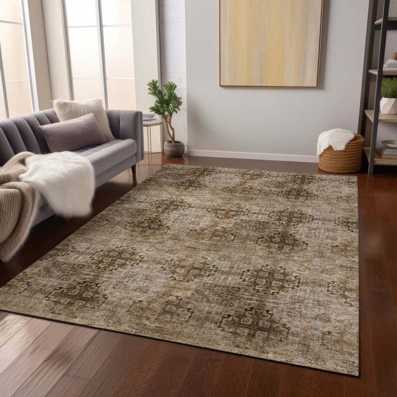 Tapis intérieur / extérieur Caseville avec envers antidérapant, Rectangle 10 pi x 14 pi