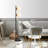 Modern Black Floor Lamp, Metal Body, 11.8 x 11.8 x 61.0 Inches | Base Plate Ø11.8 Inches | 250 cm Cable Length, On/Off Switch | Dual E27 Socket (Max 40W) | Stylish Lighting for Living Room & Home Office-831660201