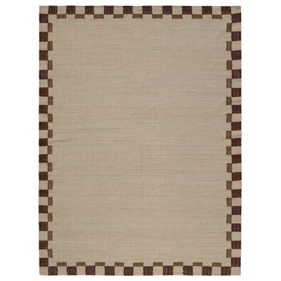 Heidi Checkered Flatweave Jute Rug