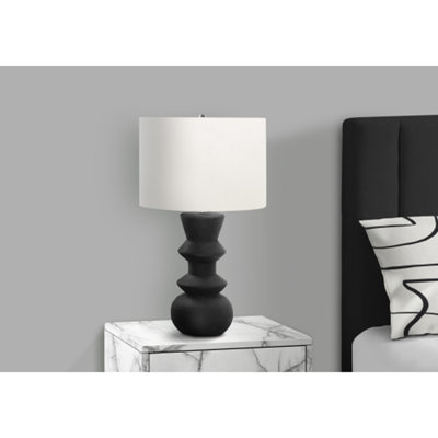 Lampe de table contemporaine 26 "en céramique avec abat-jour pour un éclairage sophistiqué