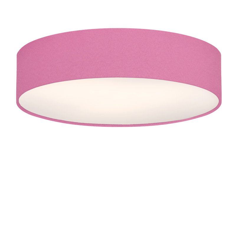 Parvin Flush Mount, 13cm H x 51cm W x 51cm D, Purple