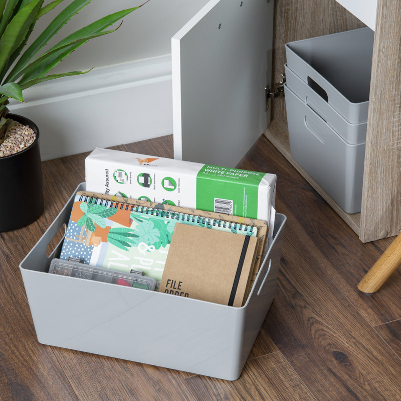 Wham Studio Basket Rectangular, Cool Grey