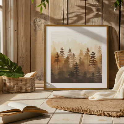 " Forest At Golden Hour "