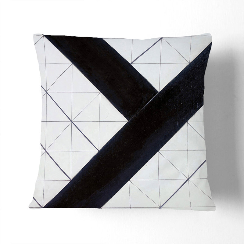 Composition Vol.1 Square Throw Cushion, 40cm H x 40cm W x 15cm D