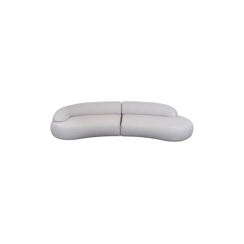 Mellow Sofa W/Right Long & Left Short Backrest, Sand