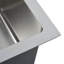 Évier de cuisine vidaXL avec crépine, évier en acier inoxydable à fixation supérieure, drainage rapide, anti-corrosion-85501587-85501588