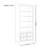 French Retro and Simple Pink Display Cabinet