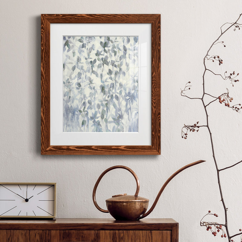 «Gentle Rain», reproduction sur papier encadrée, H 20 po x l 17 po x P 1,5 po, Érable