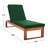 Faunce Outdoor Eucalyptus Wood Chaise Lounge , Cushion Included-1012308497-1020537002