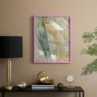 Bamboo Rain I, reproduction encadrée - bois massif