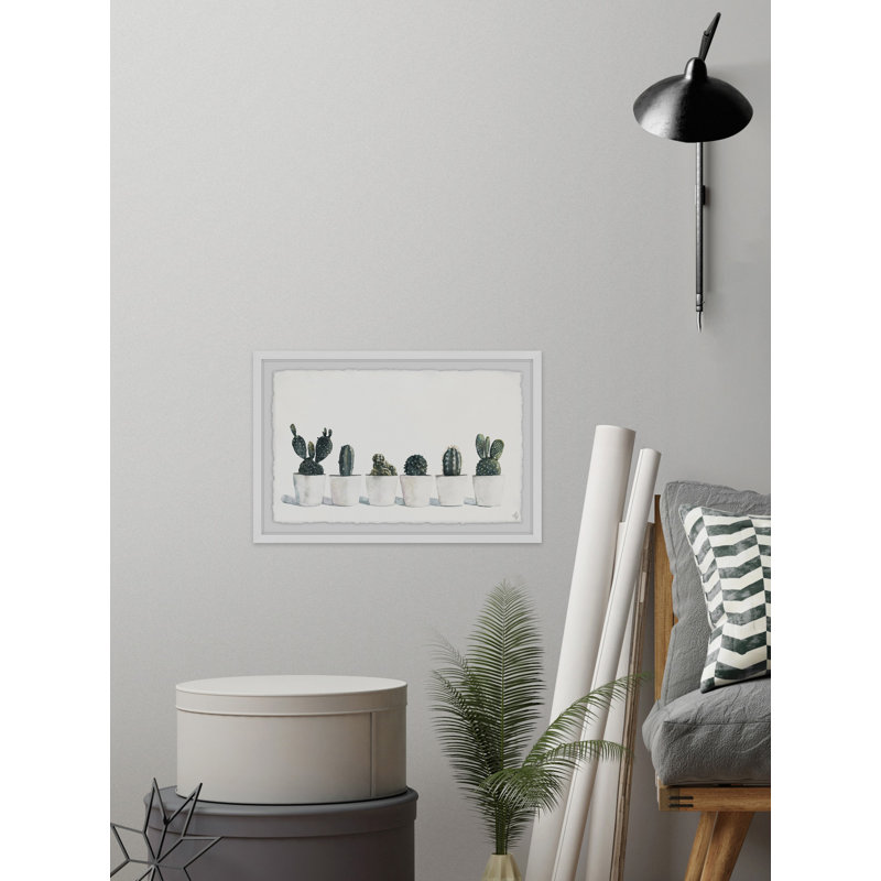 Prickly Sextet by Marmont Hill - Single Picture Frame Painting, 41cm H x 61cm W 