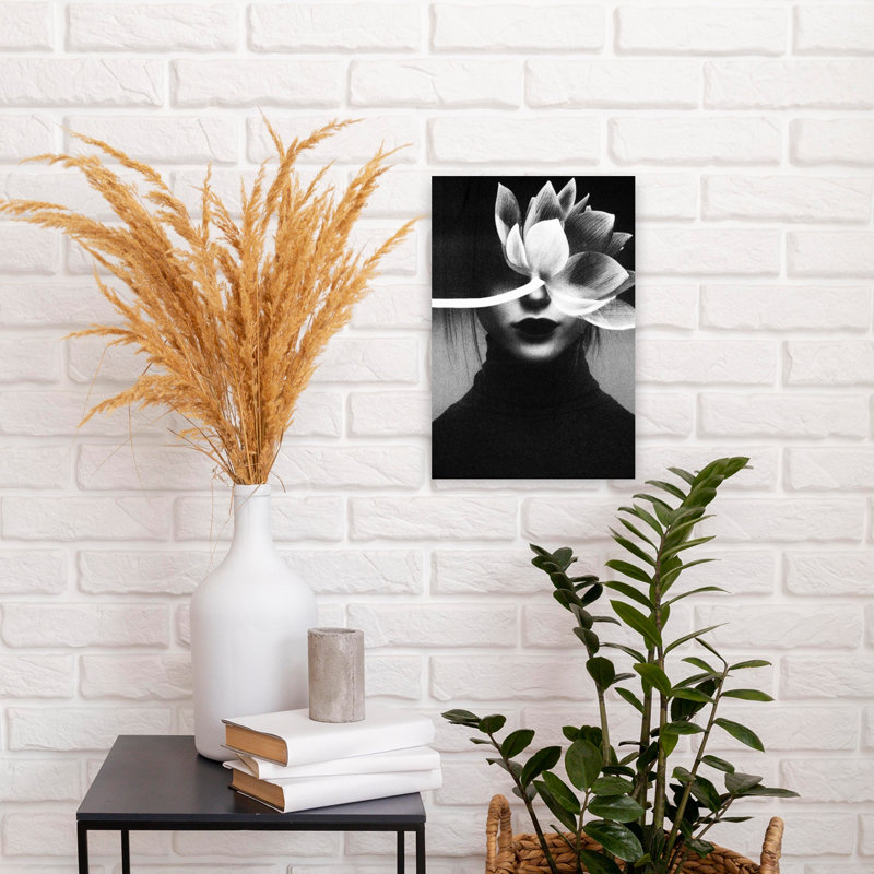 «Elegant Lotus Portrait», impression délicate de fleur de lotus sereine, art mural, 18" H x 12" W