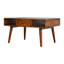 Table basse en bois massif avec rangement Cortazal